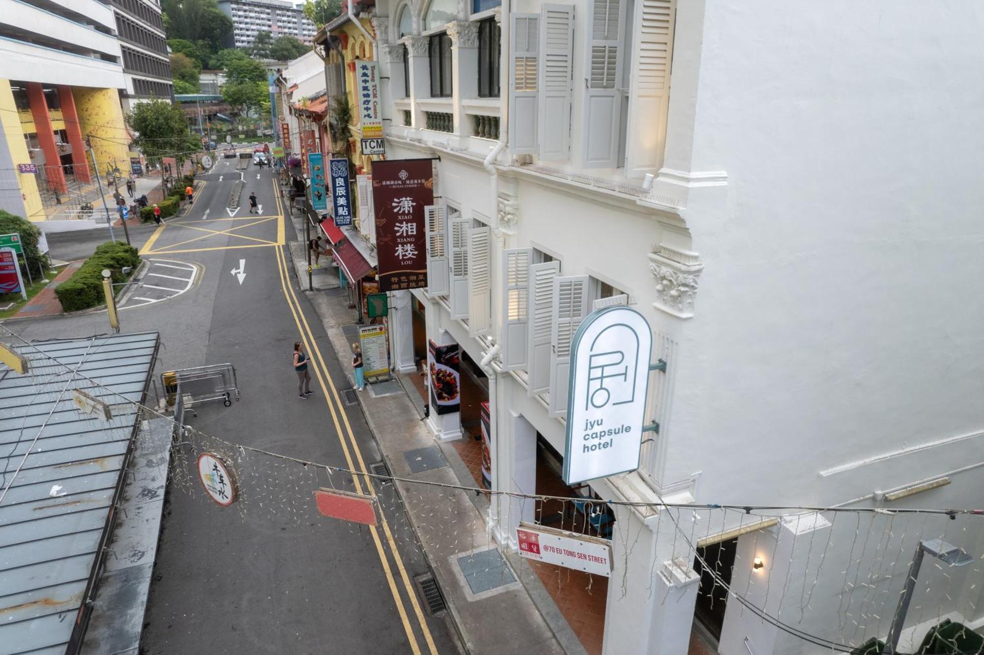Jyu Capsule Hotel Singapur Exterior foto